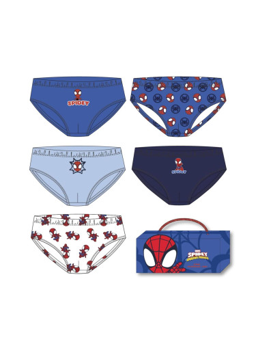 BOYS' UNDERWEAR SET SINGLE JERSEY 5 PIECES SPIDEY