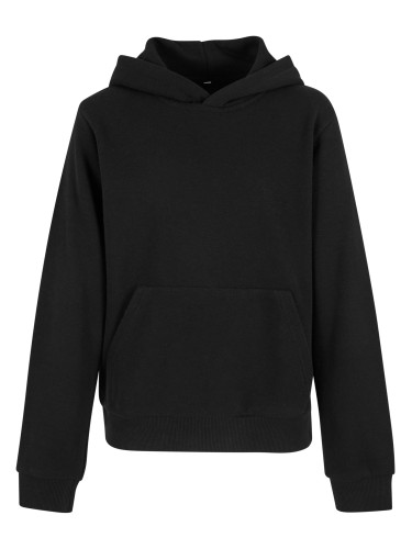 Terry black girl's hoodie