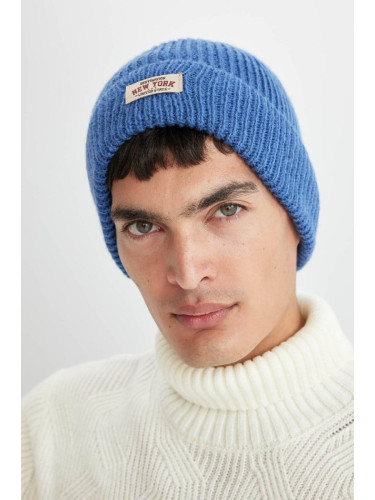 DEFACTO Men's Label Printed Knitted Beanie A5067AX24WN