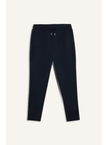 DEFACTO Slim Fit Twill Sweatpants with Tie Waist