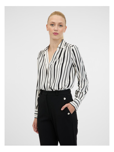 Orsay Black and white women's blouse - Women's