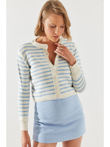 Bianco Lucci Striped Sweater