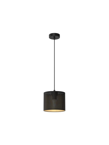 Пендел LOFT SHADE 1xE27/60W/230V Ø 18 см черен/златист