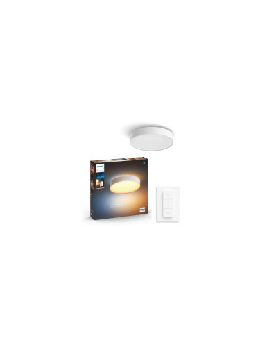 Philips - LED Димируем плафон Hue ENRAVE M LED/19,2W/230V бял + д.у.