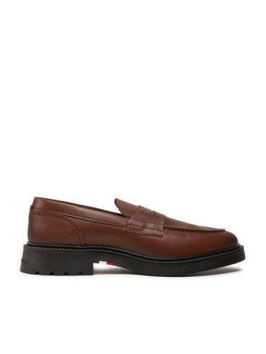 Tommy Hilfiger лоуфъри с дебела подметка Comfort Lwt Lth Loafer FM0FM05089 Кафяв