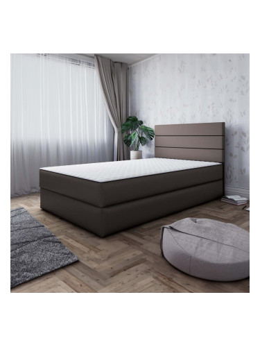 КАФЯВО БОКССПРИНГ ЛЕГЛО САТУРН ЕВОЛЮШЪН С МАТРАК 120/200СМ