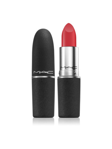 MAC Cosmetics Powder Kiss Lipstick матиращо червило цвят Mandarin O 3 гр.