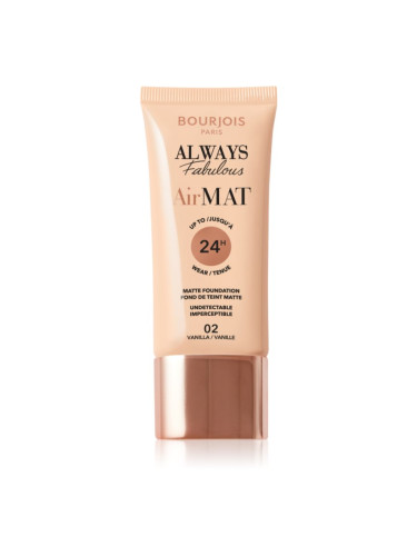 Bourjois Air Mat матиращ фон дьо тен цвят 02 Vanilla 30 мл.