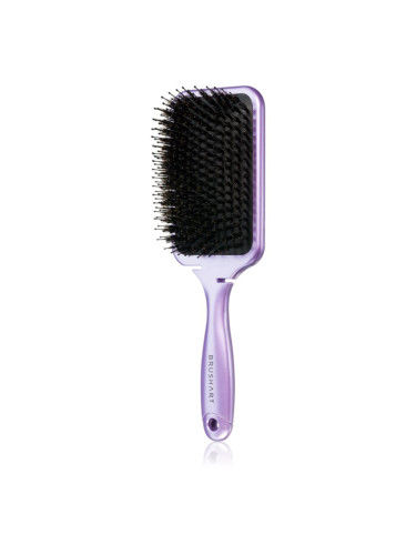 BrushArt Hair Boar bristle paddle hairbrush Четка за коса с косми от глиган 1 бр.