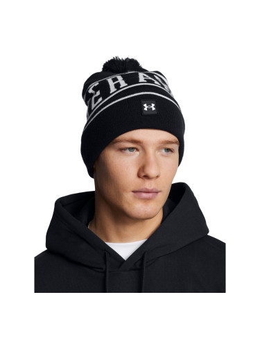 M Halftime Pom Beanie-BLK