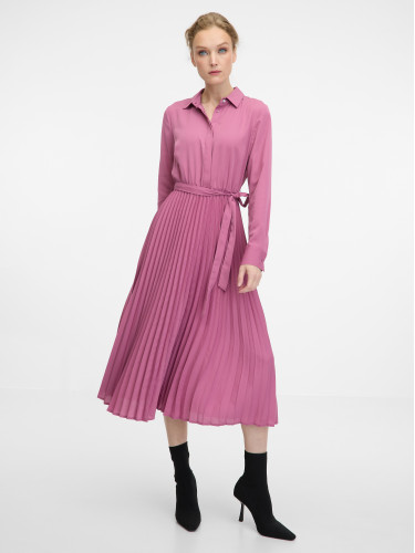 Orsay Pink women's midi dress - Women's