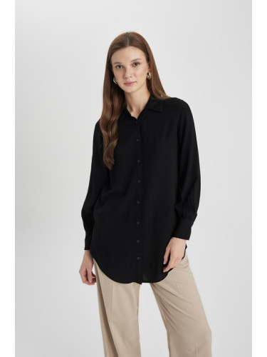 DEFACTO Regular Fit Long Sleeve Shirt Tunic