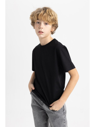 DEFACTO Boy's Crew Neck Short Sleeve T-Shirt