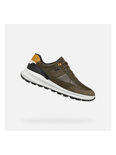 Khaki Men's Geox Pg1X B Abx Sneakers - Mens