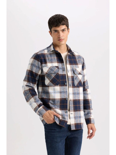 DEFACTO Regular Fit Lumberjack Plaid Long Sleeve Shirt