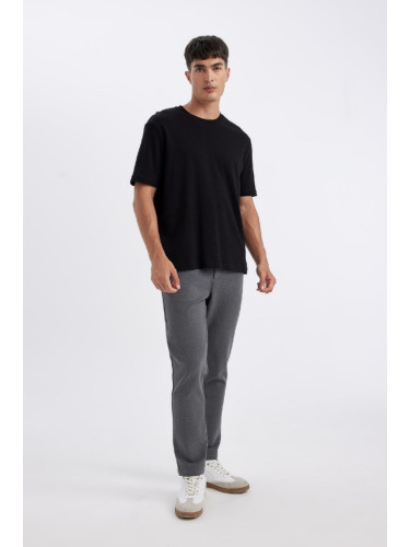 DEFACTO Tailored Regular Fit Straight Leg Pocket Trousers