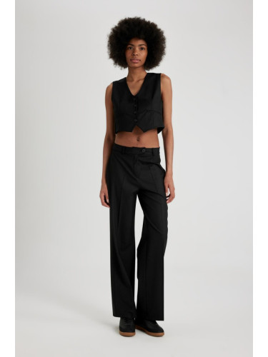 DEFACTO Wide Leg High Waist Standard Length Pants