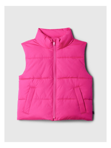 GAP Children's quilted waterproof vest - Girls