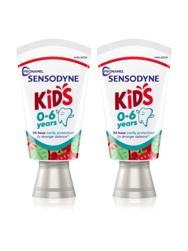 Sensodyne Pronamel Kids детска паста за зъби 0-6 Years 2x50 мл.