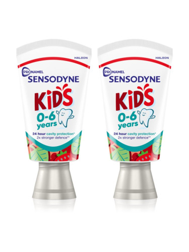 Sensodyne Pronamel Kids детска паста за зъби 0-6 Years 2x50 мл.