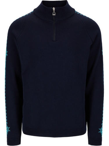 Dale of Norway Geilo Mens Merino Wool Sweater Marine/Peacock M Скачач