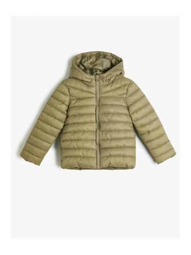 Koton Seasonal Coat Hooded with Pockets