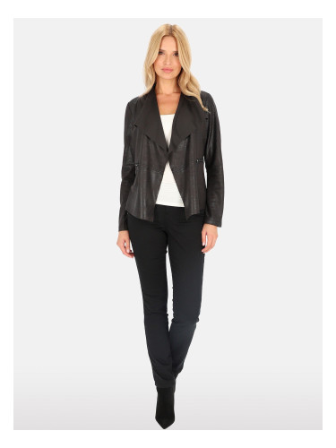 PERSO Woman's Women's overcoat jacket made of ecological suede ,  color