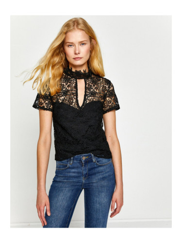 Koton Women's Lace Detailed Blouse