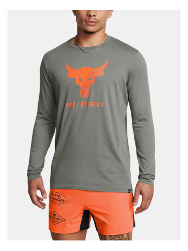 Under Armour UA Project Rock Brahma Bull LS T-shirt Zelen