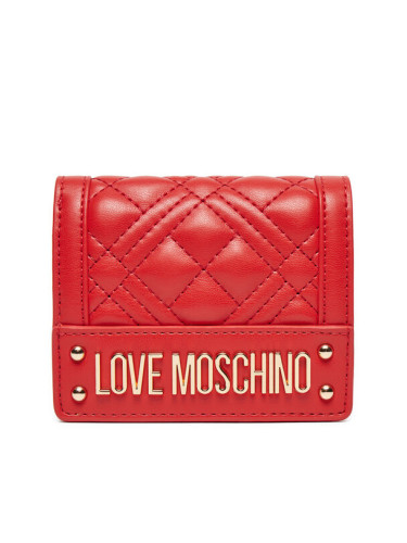 LOVE MOSCHINO Малък дамски портфейл JC5601PP0LLA0500 Червен