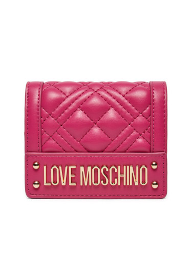 LOVE MOSCHINO Малък дамски портфейл JC5601PP0LLA0626 Розов