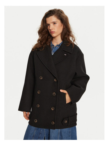 Tommy Jeans Преходно палто DW0DW19752 Черен Regular Fit