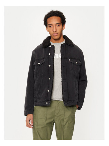 Schott NYC Дънково яке TRUCKSHERPA Сив Regular Fit