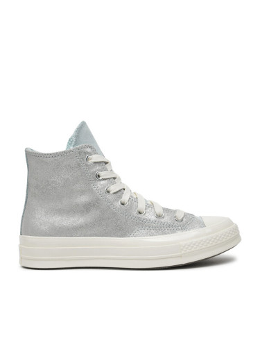 Converse Кецове Chuck 70 Suede Shimmer A08224C Сив