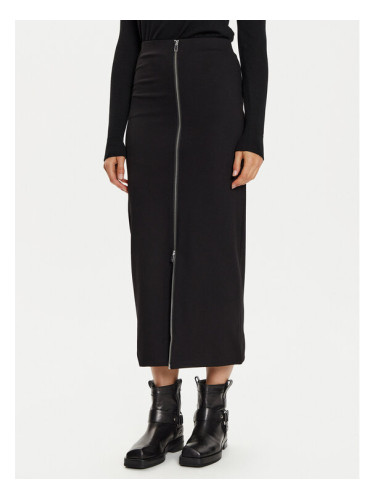 Karen by Simonsen Макси пола Rebecca 10105102 Черен Slim Fit