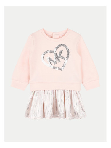 MICHAEL KORS KIDS Ежедневна рокля R30132 Розов Regular Fit