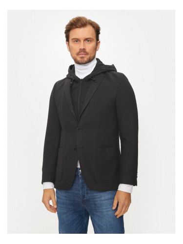 KARL LAGERFELD Сако 155384 544016 Черен Regular Fit