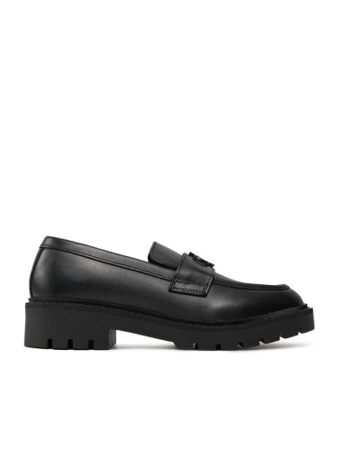 Calvin Klein Jeans Лоуфъри Flatform Loafer Hw Mg Lth YW0YW01682 Черен