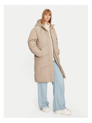 Noisy May Зимно палто Tenna 27030498 Бежов Regular Fit
