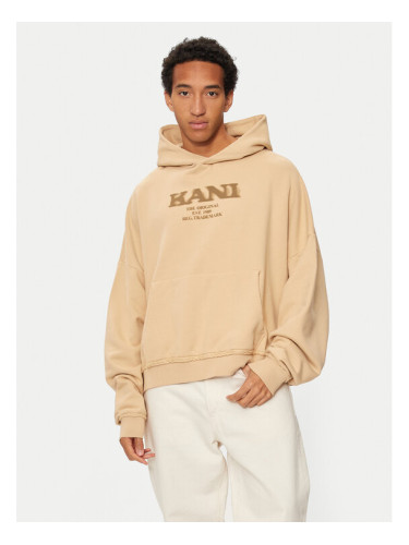 Karl Kani Суитшърт Retro Sprayed 60210109 Бежов Regular Fit
