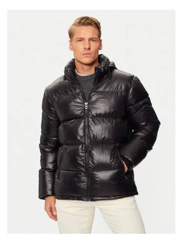 Schott NYC Зимно яке COLUMBUSX Черен Regular Fit