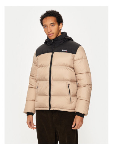 Schott NYC Зимно яке UTAH Бежов Regular Fit