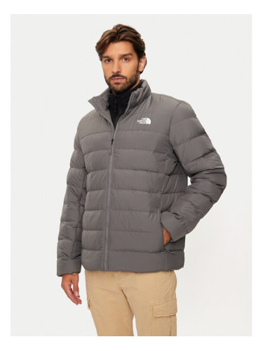 The North Face Пухено яке Aconcaqua NF0A84HZ Сив Regular Fit