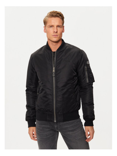 Schott NYC Яке бомбър AIRFORCERS Черен Regular Fit