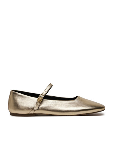 Tommy Hilfiger Балеринки Party Maryjane Ballerina Metal FW0FW08315 Златист