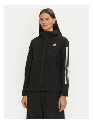 adidas Преходно яке Essentials 3-Stripes RAIN.RDY IV9263 Черен Regular Fit