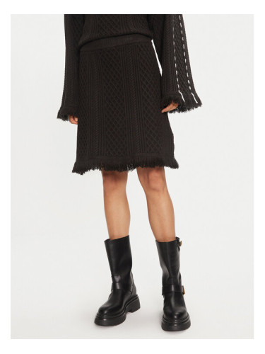 Karen by Simonsen Пола тип трапец Rollana 10105197 Черен Loose Fit