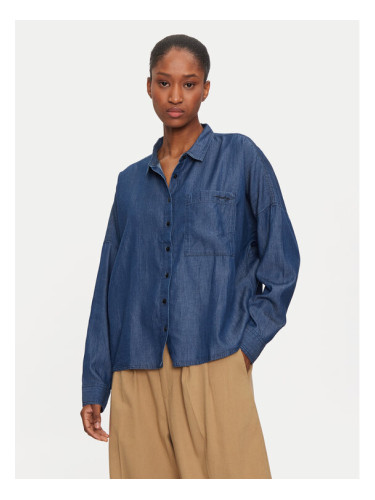 Mustang дънкова риза Ruby 1015420 Син Oversize