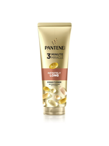 Pantene 3 Minute Miracle Infinitely Long регенериращ балсам за слаба и увредена коса 220 мл.