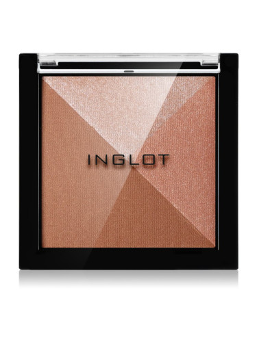 Inglot Multicolour System Highlighting & Bronzing Powder озаряваща и бронзираща палитра цвят 11 8,8 гр.